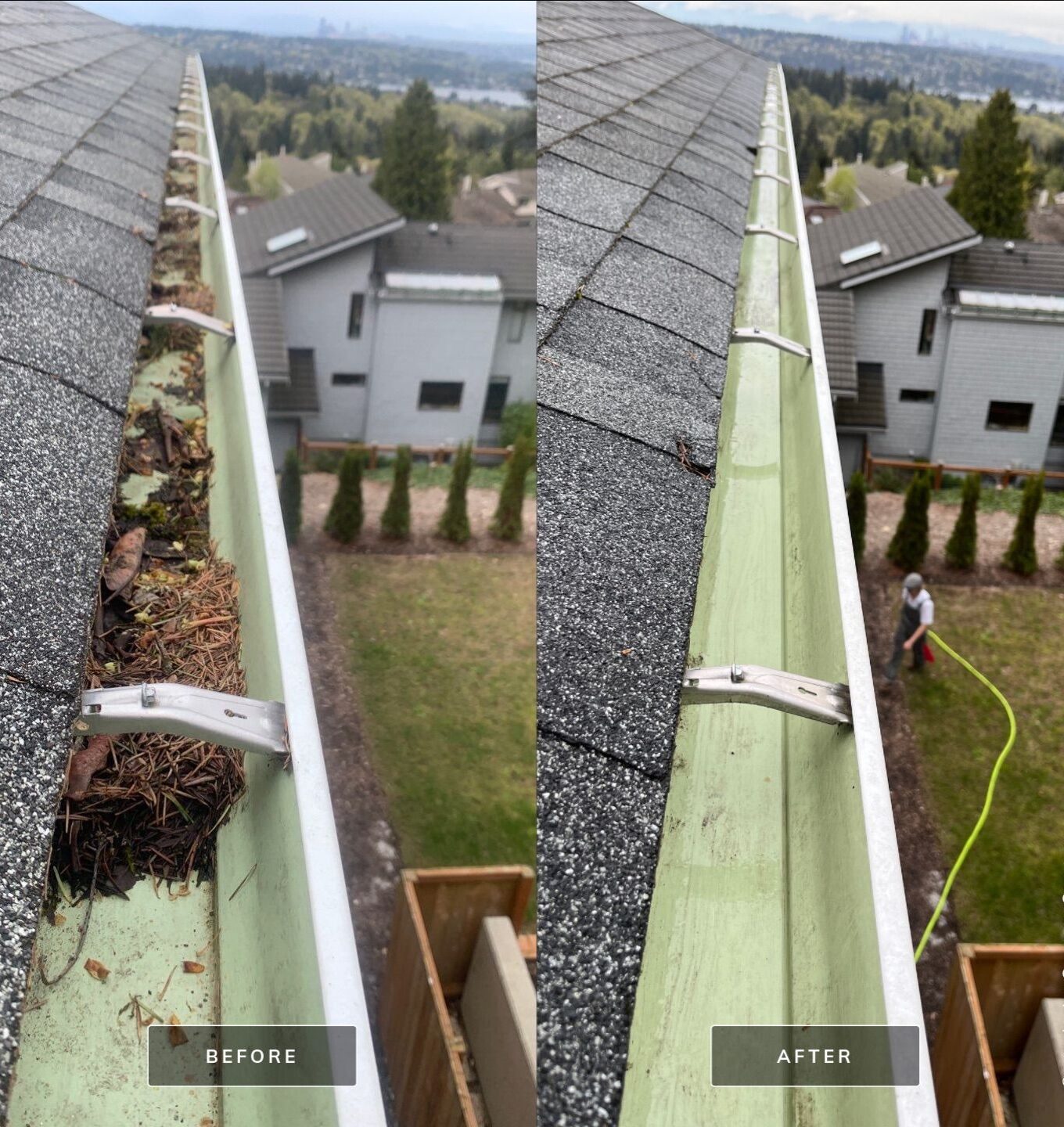 Affordable gutter cleaning service in Sammamish WA with professional tools